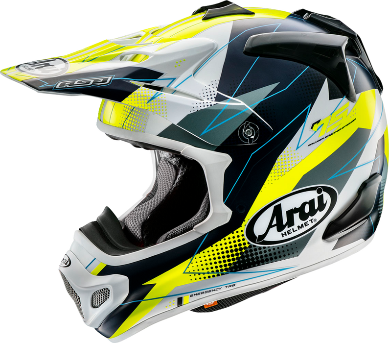 ARAI VX-Pro4 Motorcycle Helmet - Resolute - Yellow - Medium 0110-8484