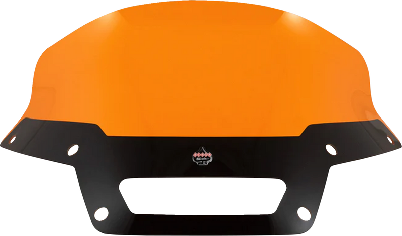 KLOCK WERKS Kolor Flare™ Sport Windshield - 6" - Orange - FXLRST KWW-02-0623