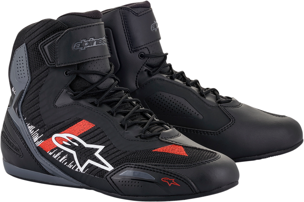 ALPINESTARS Faster-3 Rideknit® Shoes - Black/Gray/Red - US 11 2510319116511