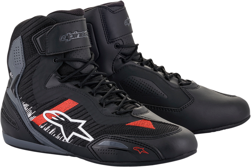 ALPINESTARS Faster-3 Rideknit® Shoes - Black/Gray/Red - US 8.5 2510319116585