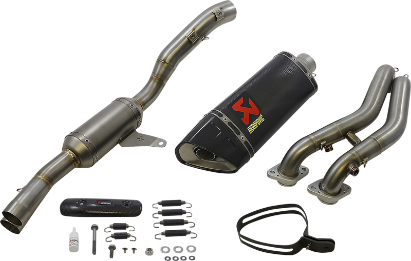 Akrapovic Exhaust Aprilia RS 660 / Tuono 660 2021-2024, Racing Line Full System Carbon Fiber S-A6R3-APLC
