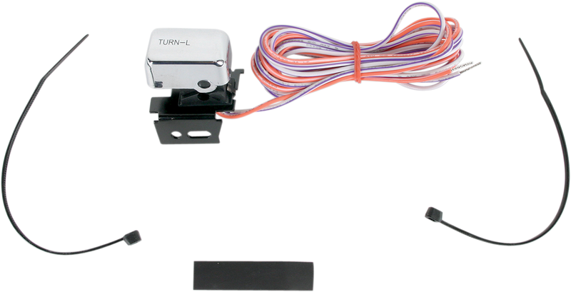 DRAG SPECIALTIES Switch Kit - Left-Side - Turn Signal - Chrome H18-0333C-L