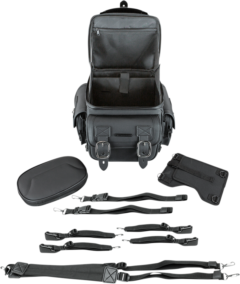 SADDLEMEN BR1800D Sissy Bar Bag - Black EX000971
