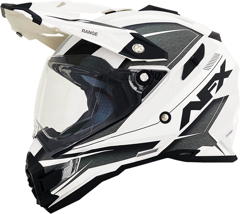 AFX FX-41 Motorcycle Helmet - Range - Matte White - Small 0140-0076