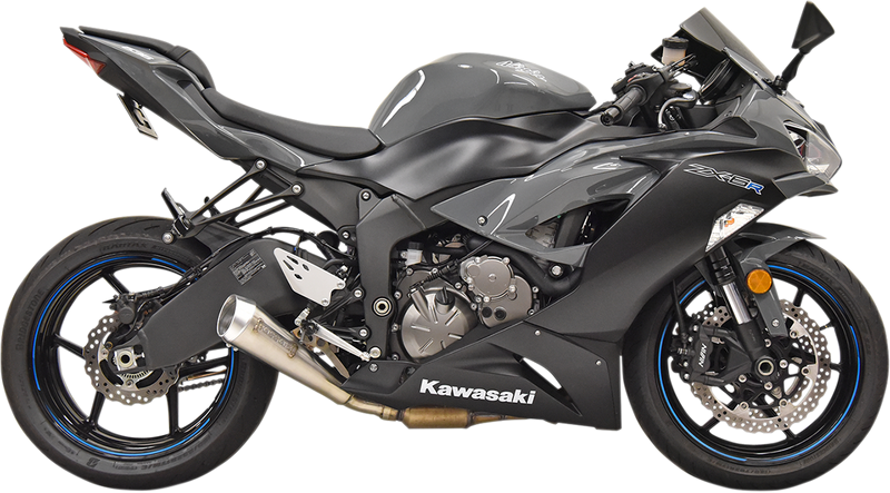 BASSANI XHAUST  Slip-On - Stainless Steel  ZX-6R 2009-2019 5Z627