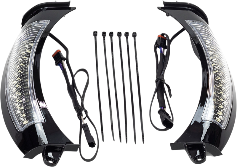 CIRO Headlight Bezel - Black 45251