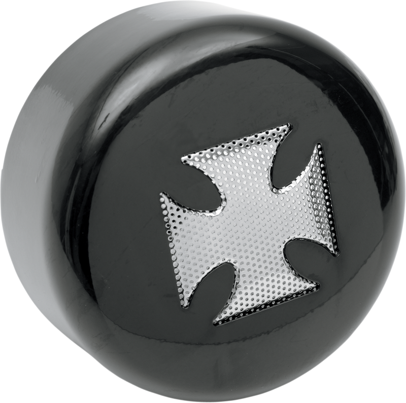 DRAG SPECIALTIES Horn Cover - Cross - '91-'19 - Black 76705M