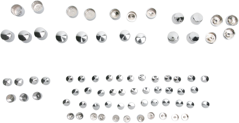 DRAG SPECIALTIES Bolt Covers - Chrome 352006