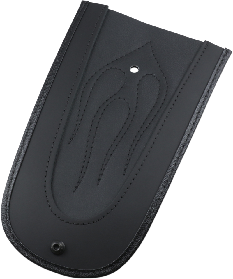 DRAG SPECIALTIES Fender Skin - Flame Stitched Automotive-Grade Vinyl Center 1405-0143