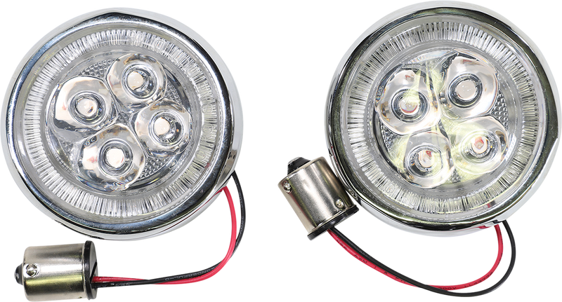 CIRO Signal Insert - Chrome/Red 45501
