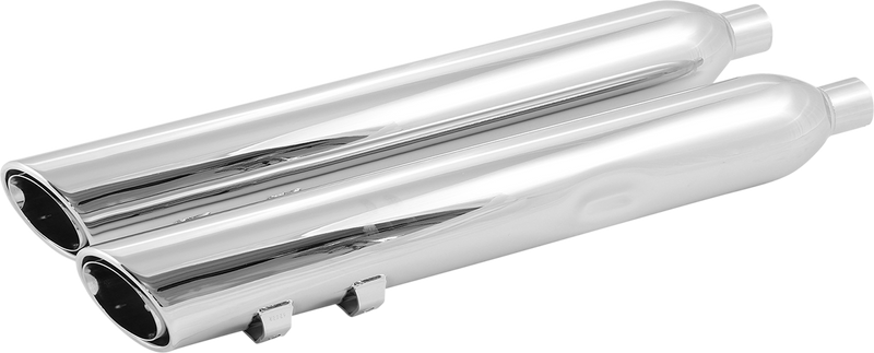 COBRA 909 Uppercut Mufflers for '95-'16 FL - Chrome 6268