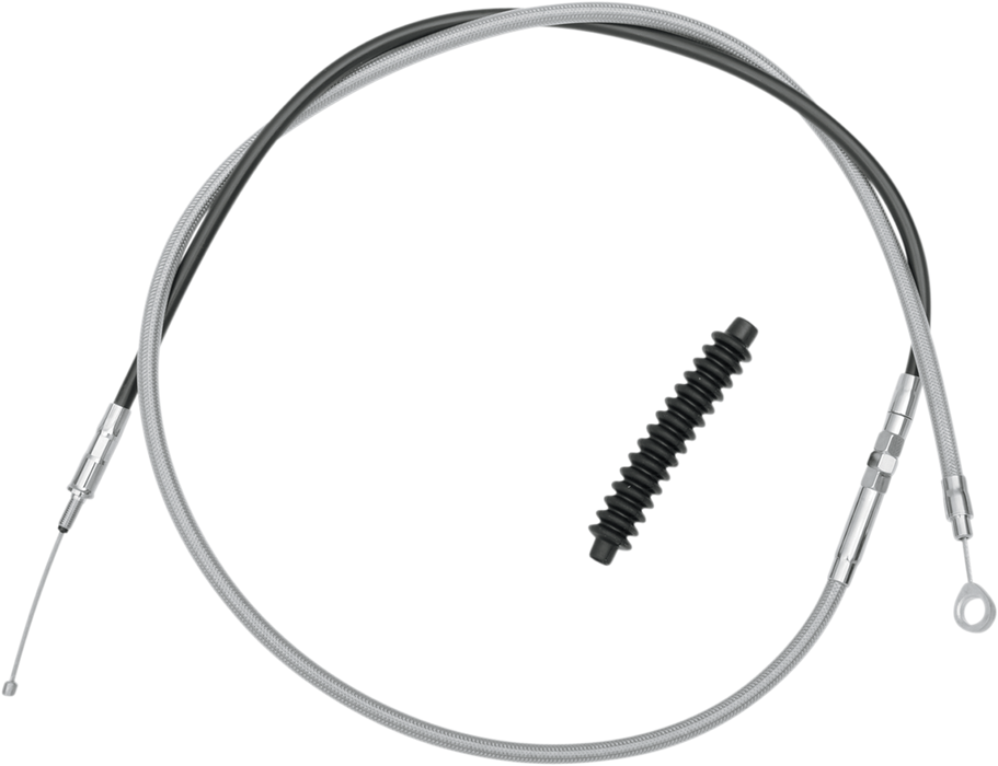 DRAG SPECIALTIES Clutch Cable - Braided 5322408HE