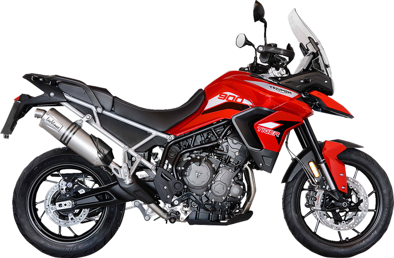 LEOVINCE LV One EVO Slip-On Muffler - Stainless Steel - Tiger 900 14352E