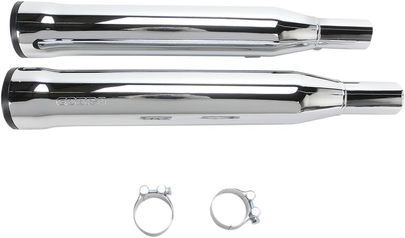 COBRA 3" RPT Mufflers for '07-'13 XL - Chrome 6080