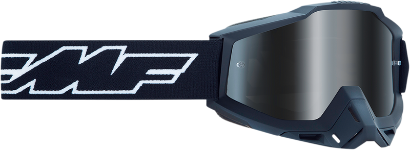 FMF PowerBomb Goggles - Rocket - Black - Silver Mirror F-50037-00001 2601-2979