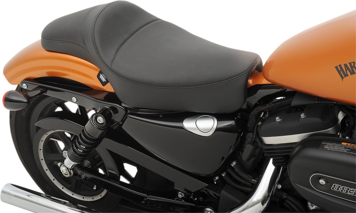 DRAG SPECIALTIES Extended Predator Seat - Smooth - '04-'22 XL NO RUBBER BUMPERS 0804-0610