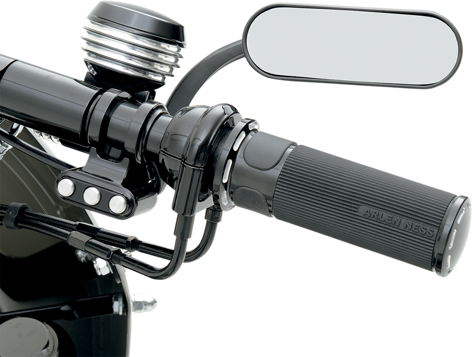 ARLEN NESS Oval Mirror - Black - Right 13-413