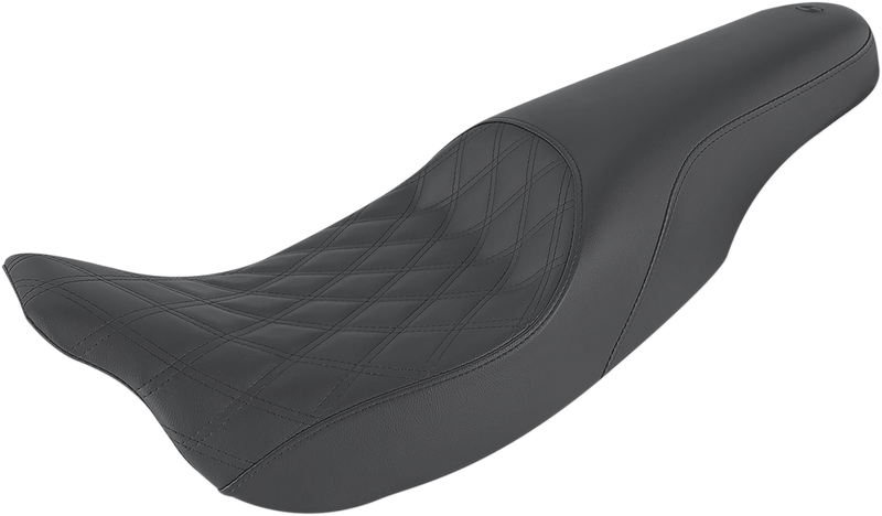 SADDLEMEN Profiler Seat - Front Lattice/Rear Smooth - Black - FL 808-07B-149