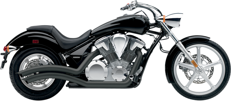 COBRA Speedster Swept Exhaust - Black - VT1300 1233B