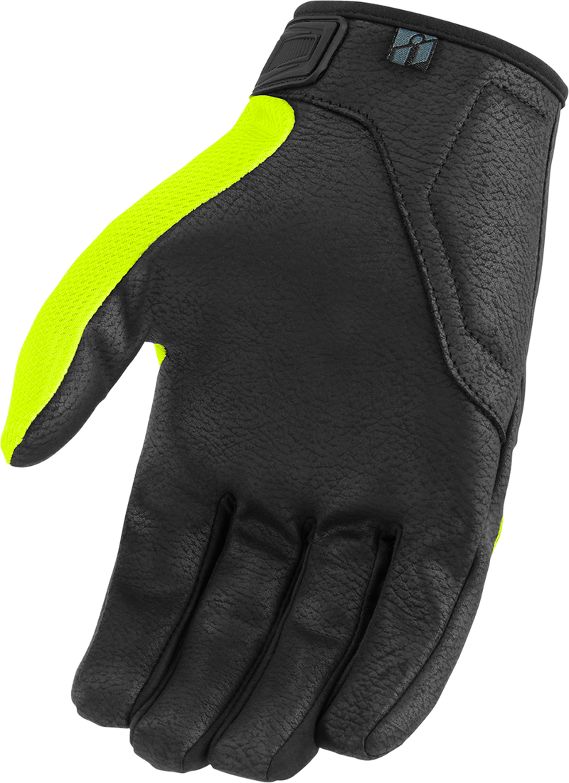 ICON Hooligan™ CE Motorcycle Gloves - Hi-Vis - 3XL 3301-4383