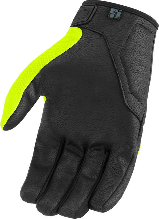ICON Hooligan™ CE Motorcycle Gloves - Hi-Vis - Small 3301-4378