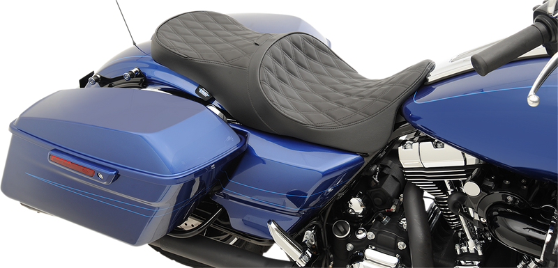 DRAG SPECIALTIES Low Forward Touring Seat - Diamond - FL '08-'22 0801-1011