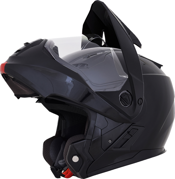 AFX FX-111DS Motorcycle Helmet - Gloss Black - Medium 0140-0128