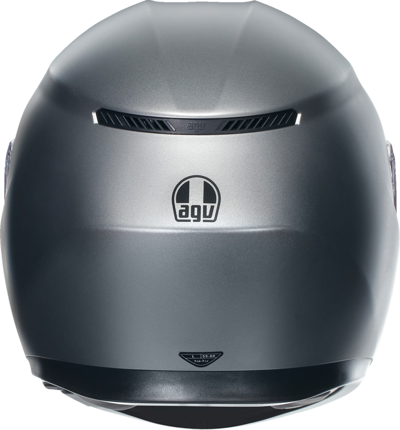 AGV K3 Motorcycle Helmet - Matte Rodio Gray - Large 2118381004006L