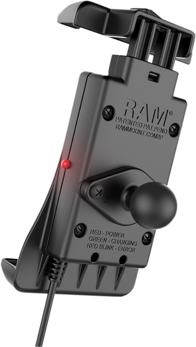 RAM MOUNTS Device Holder - Quick-Grip - Charging - Wireless - Waterproof RAMHOLUN14WB