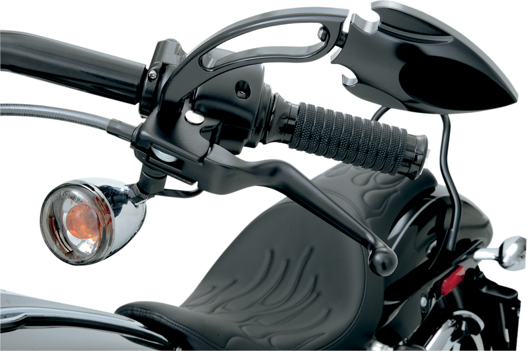 DRAG SPECIALTIES Lever Set - Black H07-0574-BLK