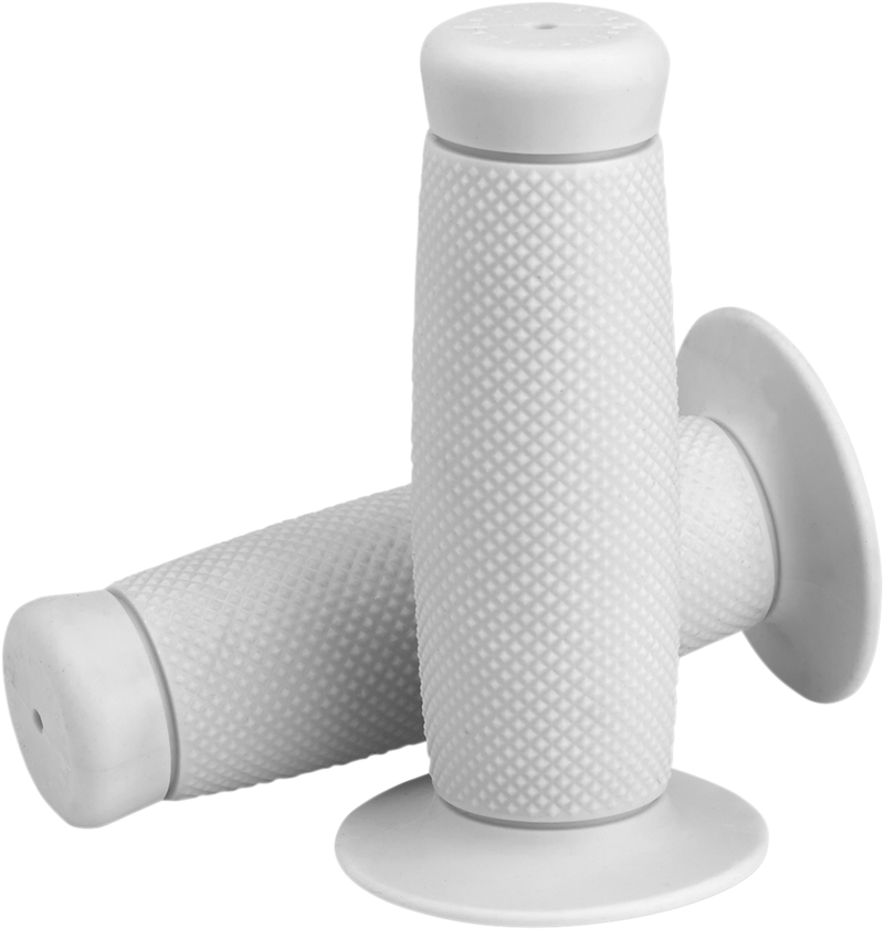 BILTWELL Grips - Renegade - 1" - White 6704-0201