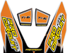 PRO CIRCUIT Ti-6 Decal - Orange DC22TI6-ORANGE