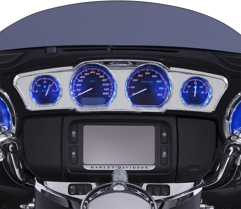 CIRO Dash Accent with LEDs - Chrome 42200