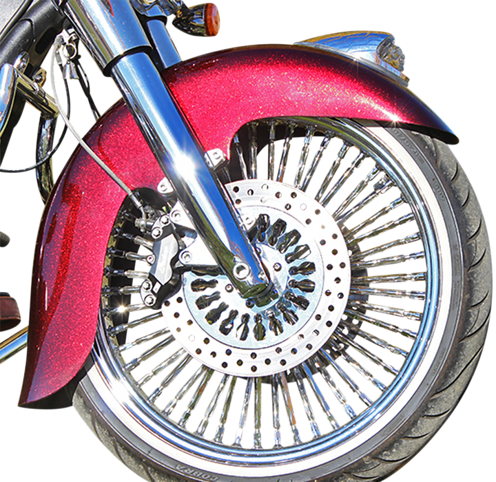 KLOCK WERKS Front Fender - Steel - Indian/Chief - 16"-19" KWF-04-0400