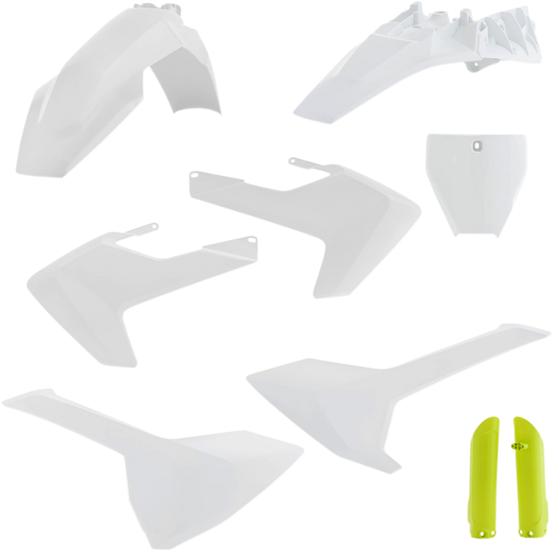 ACERBIS Full Replacement Body Kit - OEM '18 White/Yellow 2686465909