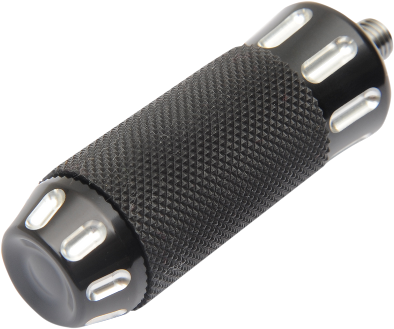 DRAG SPECIALTIES Custom Shifter Peg - Black Cut 354129