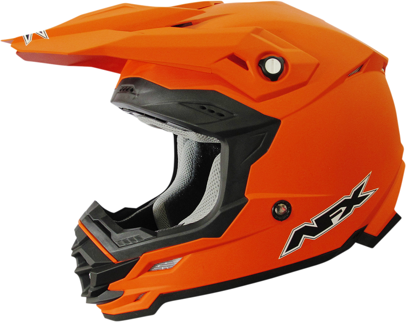 AFX FX-19R Motorcycle Helmet - Matte Orange - Large 0110-7048
