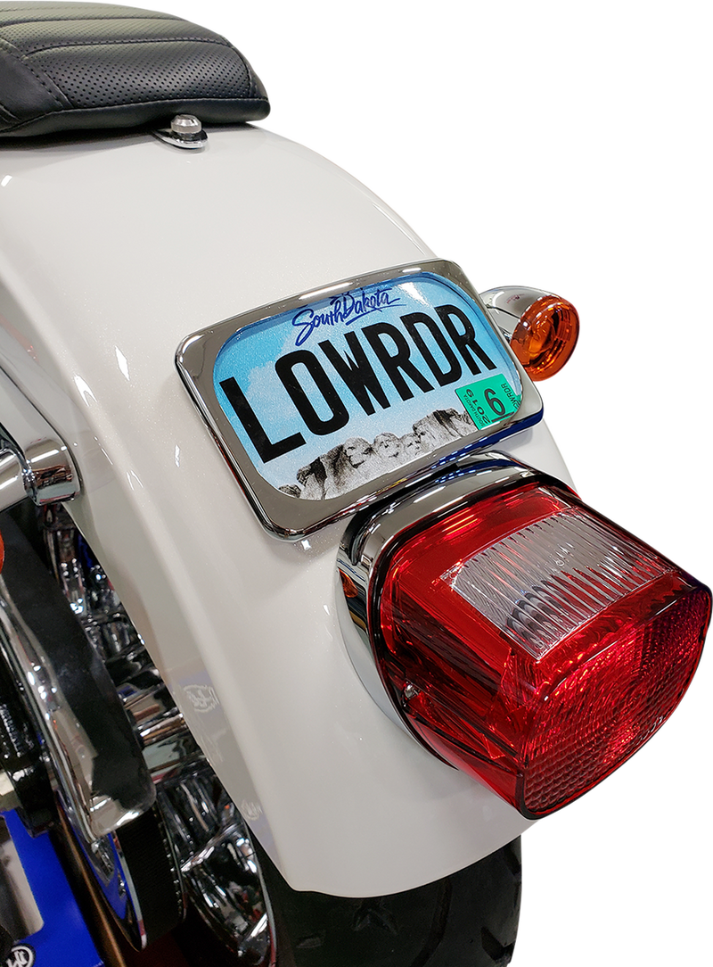 DRAG SPECIALTIES License Plate Mount - Large Radius 2030-0625