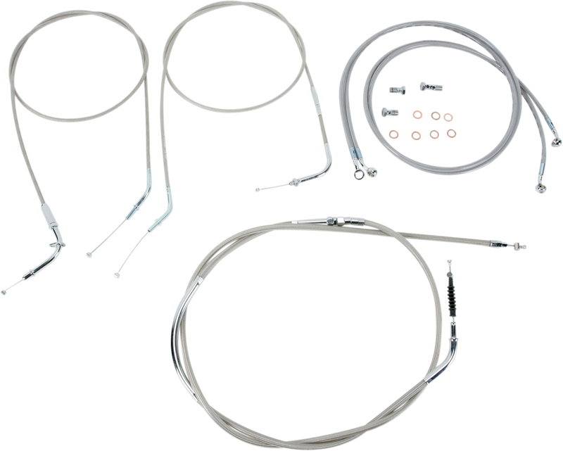BARON Cable Line Kit - 18" - 20" - VN2000 - Stainless Steel BA-8076KT-18