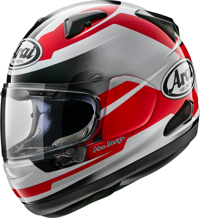 ARAI Quantum-X Motorcycle Helmet - Steel - Red - XL 0101-15740