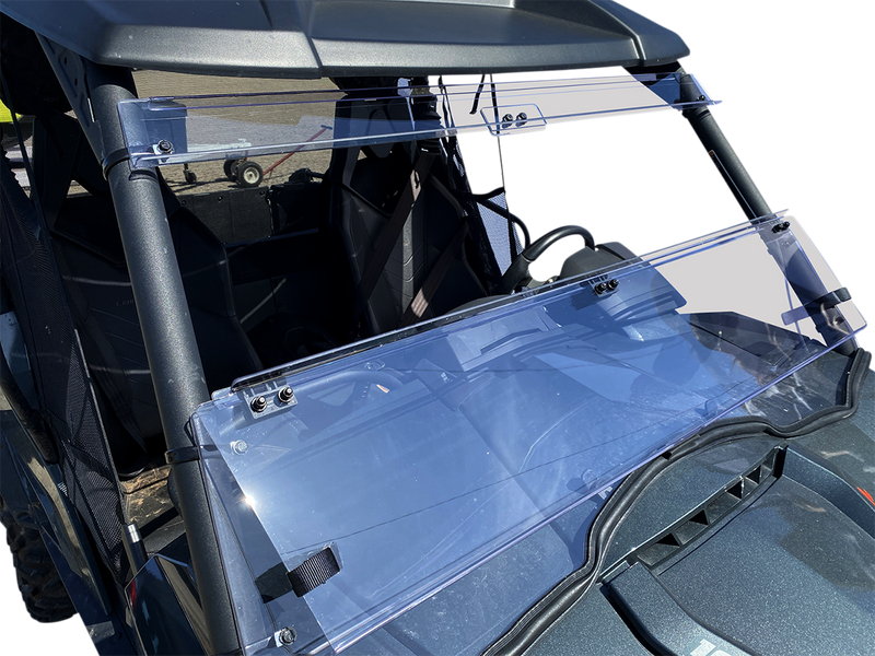 MOOSE UTILITY Full Folding Windshield - Deluxe - Commander V000269-12200M