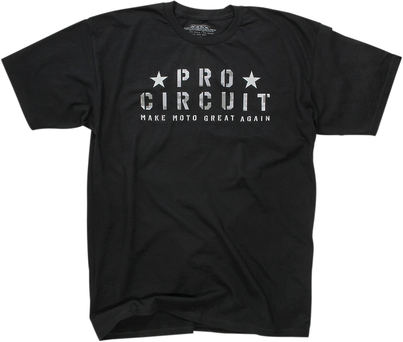 PRO CIRCUIT Flag T-Shirt - Black - 2XL 6411810-50