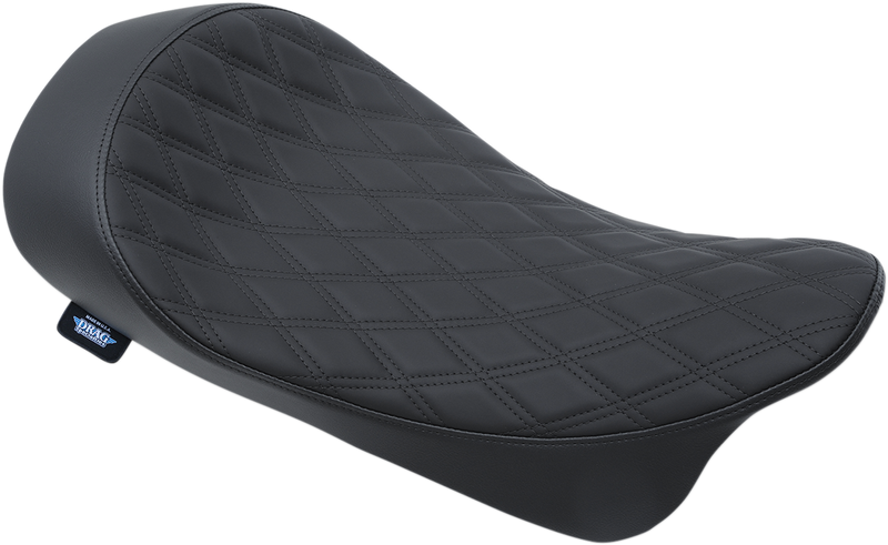 DRAG SPECIALTIES Low Solo Seat - Double Diamond - FL '08-'22 0801-1152