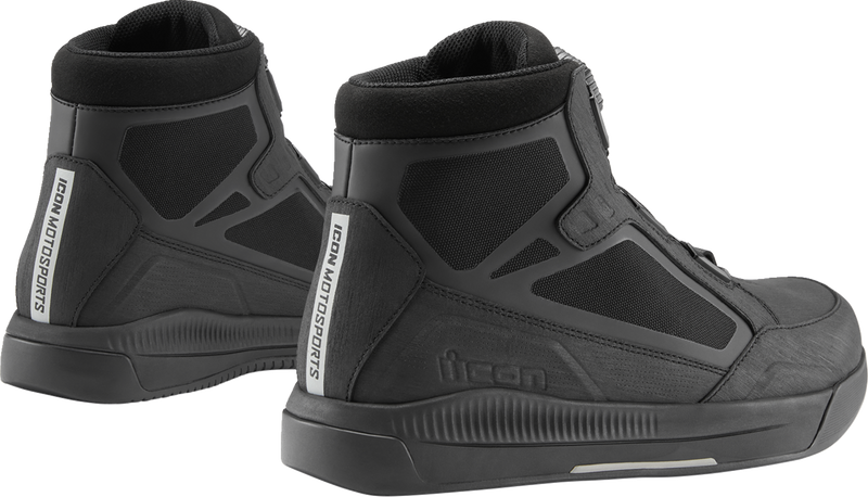 ICON Patrol 3™ Waterproof Boots - Black - Size 8.5 3403-1282