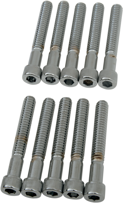 DRAG SPECIALTIES Bolts - Socket-Head - Knurled - 1/4-20 x 1-3/4" MPB184