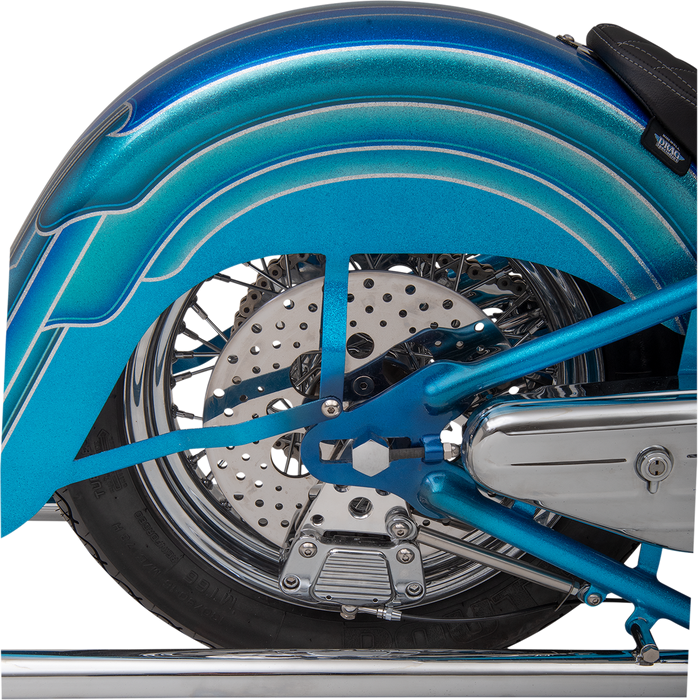 DRAG SPECIALTIES Drilled Brake Rotor - Rear - 11.5" - Harley-Davidson 060171ASP-BC648