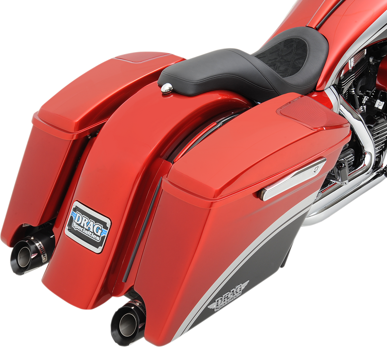 KLOCK WERKS The One Rear Fender - Frenched - Black - Steel KWF-01-0304