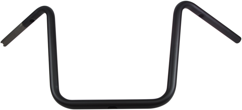 DRAG SPECIALTIES Handlebar - Ape Hanger - 14" - TBW - Flat Black 12.25"ER,31"W,9"CW,6"PB 0601-4211