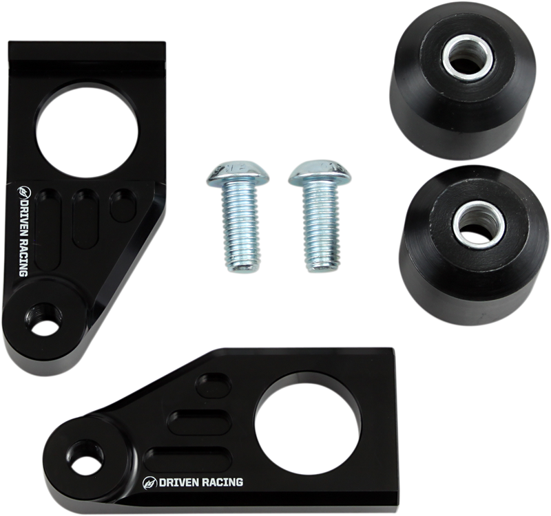 DRIVEN RACING Axle Block Sliders - Yamaha - Black DRAX-118-BK