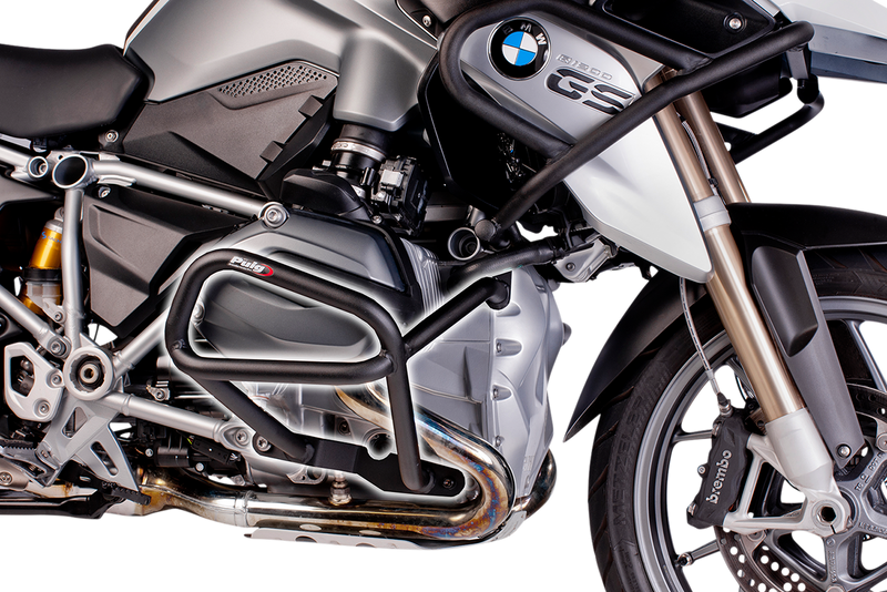 PUIG HI-TECH PARTS Engine Guards - Black 7543N